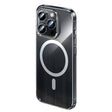 Apple iPhone 15 Pro Max Kılıf M-safe Şarj Özellikli Benks ​​​​​​Crystal Serisi Şeffaf Kapak