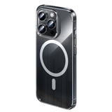 Apple iPhone 15 Pro Max Kılıf M-safe Şarj Özellikli Benks ​​​​​​Crystal Serisi Şeffaf Kapak