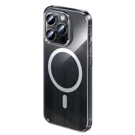 Apple iPhone 15 Pro Max Kılıf M-safe Şarj Özellikli Benks ​​​​​​Crystal Serisi Şeffaf Kapak
