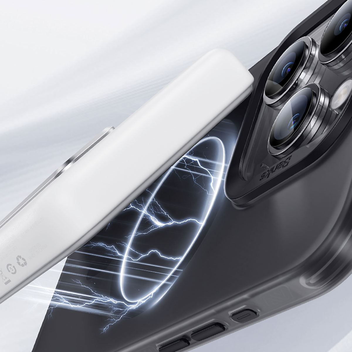 Apple iPhone 15 Pro Max Kılıf M-safe Şarj Özellikli Benks Lucid Armor Kapak