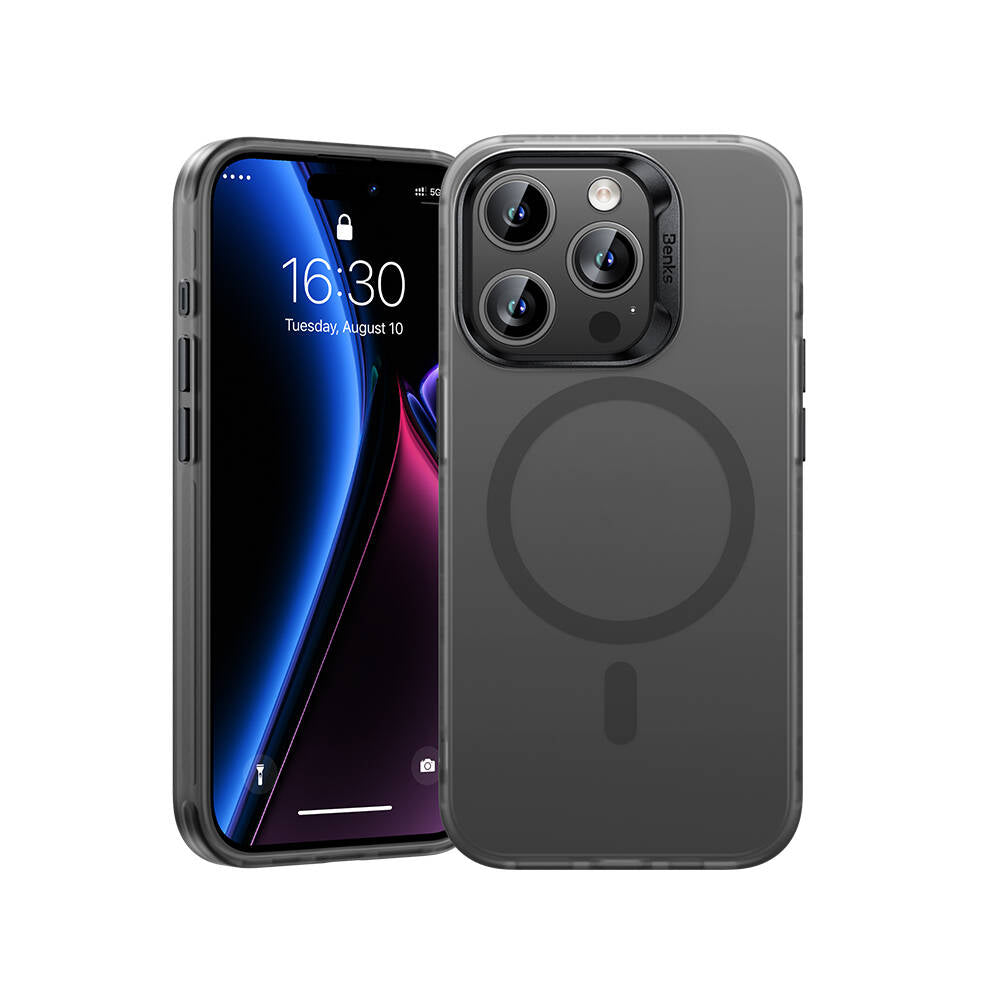Apple iPhone 15 Pro Max Kılıf M-safe Şarj Özellikli Benks Lucid Armor Kapak