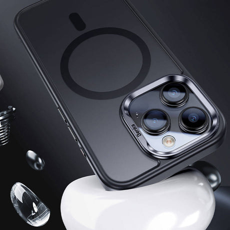 Apple iPhone 15 Pro Max Kılıf M-safe Şarj Özellikli Benks Mist Protective Kapak
