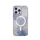 Apple iPhone 15 Pro Max Kılıf M-safe Şarj Özellikli Çift IMD Baskılı Lisanslı Switcheasy Artist-M Veil Kapak