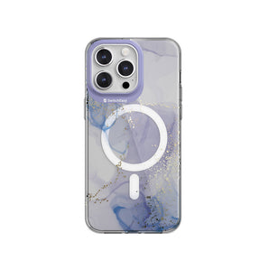 Apple iPhone 15 Pro Max Kılıf M-safe Şarj Özellikli Çift IMD Baskılı Lisanslı Switcheasy Artist-M Veil Kapak