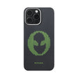 Apple iPhone 15 Pro Max Kılıf M-safe Şarj Özellikli Lumintex Teknolojili Fosforlu Aramid Fiber Pitaka Tactile Woven Aries Serisi Kapak