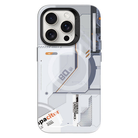 Apple iPhone 15 Pro Max Kılıf M-safe Şarj Özellikli Mekanik Tasarımlı Benks Perspective Serisi Kapak