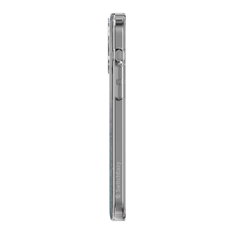 Apple iPhone 15 Pro Max Kılıf M-safe Şarj Özellikli Parlayan Simli Şeffaf Lisanslı Switcheasy Starfield-M Kapak