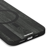 Apple iPhone 15 Pro Max Kılıf M-safe Şarj Özellikli Sararmaya Dayanıklı Youngkit Wood Forest Serisi Kapak