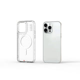 Apple iPhone 15 Pro Max Kılıf M-safe Şarj Özellikli Şeffaf Transparan Wiwu Turkey D Serisi Kapak