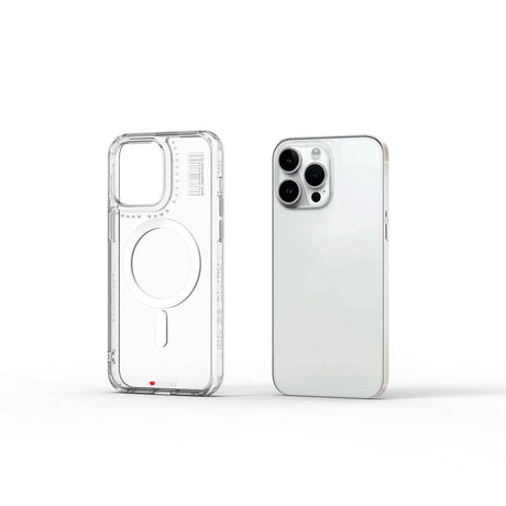 Apple iPhone 15 Pro Max Kılıf M-safe Şarj Özellikli Şeffaf Transparan Wiwu Turkey D Serisi Kapak