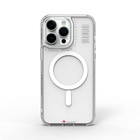 Apple iPhone 15 Pro Max Kılıf M-safe Şarj Özellikli Şeffaf Transparan Wiwu Turkey D Serisi Kapak