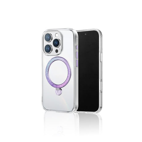 Apple iPhone 15 Pro Max Kılıf M-safe Şarj Özellikli Standlı Pynana Dancing Streamer Serisi Kapak