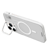 Apple iPhone 15 Pro Max Kılıf M-safe Şarj Özellikli Standlı YoungKit Hermit Bracket Serisi Kapak