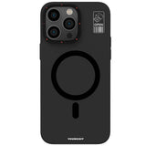 Apple iPhone 15 Pro Max Kılıf M-safe Şarj Özellikli Standlı YoungKit Hermit Bracket Serisi Kapak