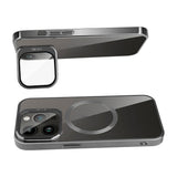 Apple iPhone 15 Pro Max Kılıf M-safe Şarj Özellikli Standlı Zore Klon Kapak