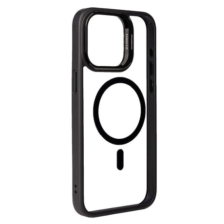 Apple iPhone 15 Pro Max Kılıf M-safe Şarj Özellikli Standlı Zore M-safe Klon Lensli Kapak