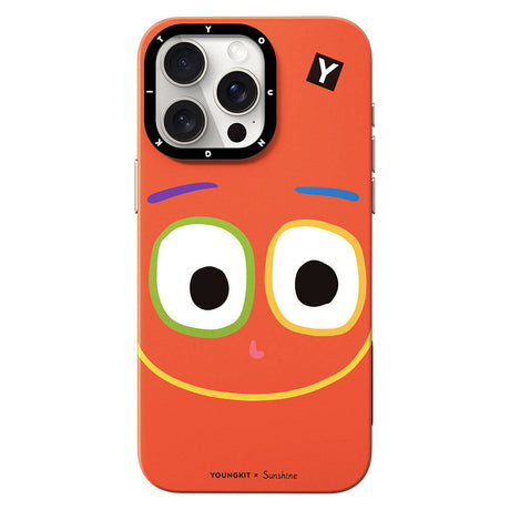 Apple iPhone 15 Pro Max Kılıf M-safe Şarj Özellikli Sunshine Tasarımlı Youngkit Daily Happy Serisi Kapak
