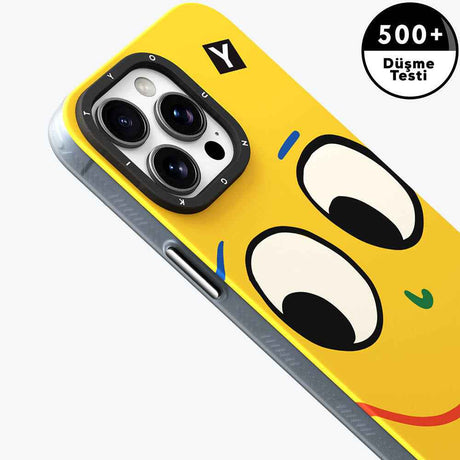 Apple iPhone 15 Pro Max Kılıf M-safe Şarj Özellikli Sunshine Tasarımlı Youngkit Daily Happy Serisi Kapak