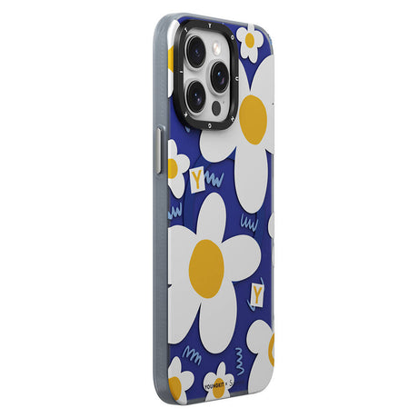 Apple iPhone 15 Pro Max Kılıf M-safe Şarj Özellikli Sunshine Tasarımlı Youngkit Spring Breeze Serisi Kapak