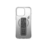 Apple iPhone 15 Pro Max Kılıf M-safe Şarj Özellikli Teknoloji Desenli Standlı Skinarma Helio Kapak