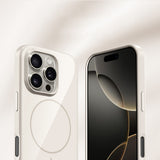 Apple iPhone 15 Pro Max Kılıf M-safe Şarj Özellikli Wlons Frego Kapak