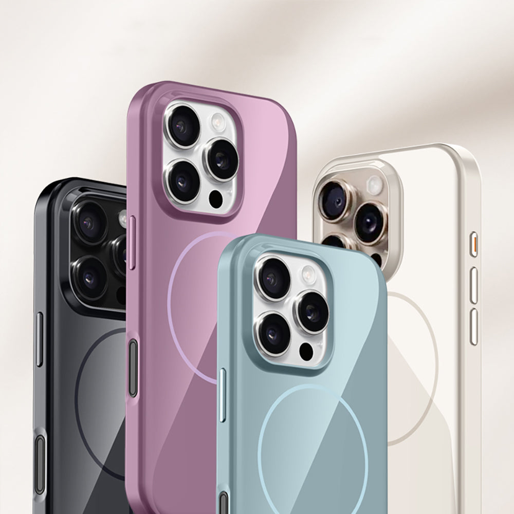 Apple iPhone 15 Pro Max Kılıf M-safe Şarj Özellikli Wlons Frego Kapak