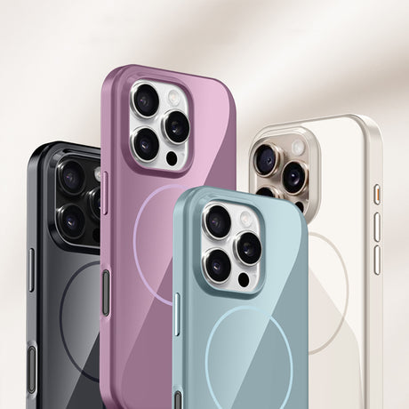 Apple iPhone 15 Pro Max Kılıf M-safe Şarj Özellikli Wlons Frego Kapak