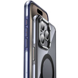 Apple iPhone 15 Pro Max Kılıf M-safe Şarj Özellikli Wlons Standlı Efsane Kapak