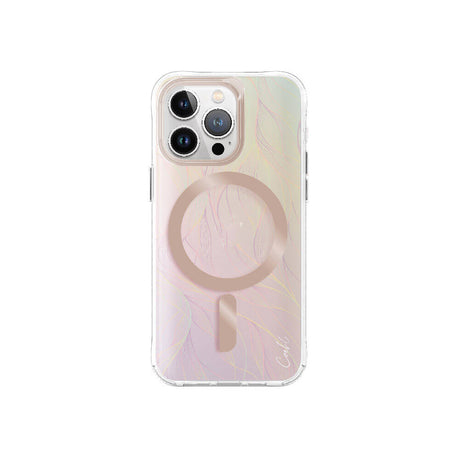 Apple iPhone 15 Pro Max Kılıf M-safe Şarj Özellikli Yaprak Desenli Coehl Willow Kapak