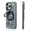Apple iPhone 15 Pro Max Kılıf M-safe Şarj Özellikli Youngkit 360° Standlı Technology Serisi Kapak