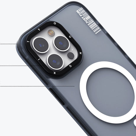Apple iPhone 15 Pro Max Kılıf M-safe Şarj Özellikli Youngkit Colored Sand Serisi Kapak