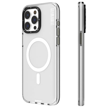 Apple iPhone 15 Pro Max Kılıf M-safe Şarj Özellikli YoungKit Crystal Color Serisi Kapak