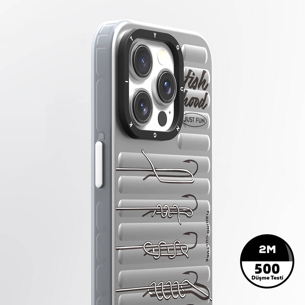 Apple iPhone 15 Pro Max Kılıf M-safe Şarj Özellikli Youngkit Fishing Serisi Kapak