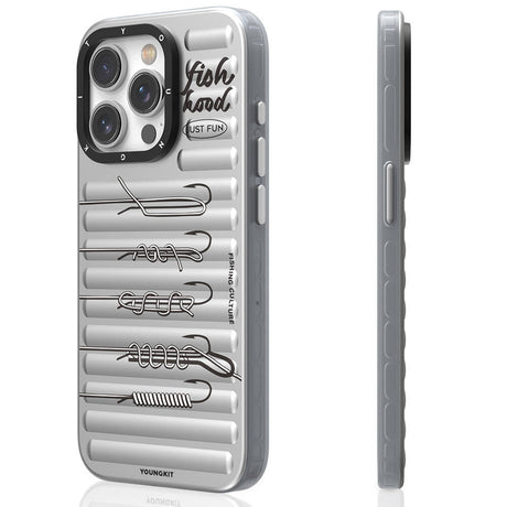 Apple iPhone 15 Pro Max Kılıf M-safe Şarj Özellikli Youngkit Fishing Serisi Kapak
