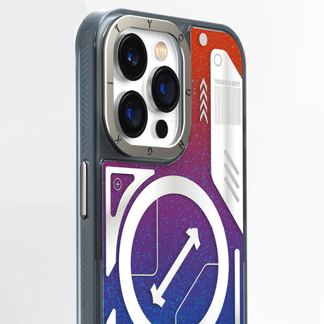 Apple iPhone 15 Pro Max Kılıf M-safe Şarj Özellikli YoungKit Galaxy Serisi Kapak