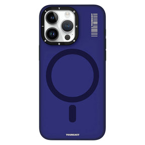 Apple iPhone 15 Pro Max Kılıf M-safe Şarj Özellikli Youngkit Hidden Sand Serisi Kapak