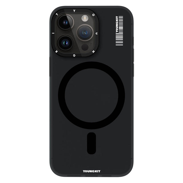 Apple iPhone 15 Pro Max Kılıf M-safe Şarj Özellikli Youngkit Hidden Sand Serisi Kapak