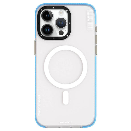Apple iPhone 15 Pro Max Kılıf M-safe Şarj Özellikli Youngkit Jiansha Serisi Kapak