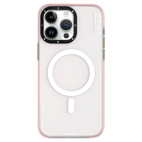 Apple iPhone 15 Pro Max Kılıf M-safe Şarj Özellikli Youngkit Jiansha Serisi Kapak