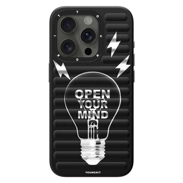 Apple iPhone 15 Pro Max Kılıf M-safe Şarj Özellikli Youngkit Open Mind Serisi Kapak