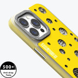 Apple iPhone 15 Pro Max Kılıf M-safe Şarj Özellikli Youngkit Quicksand Beads Serisi Kapak