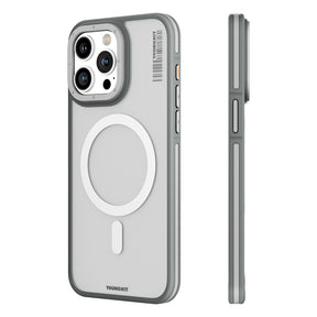 Apple iPhone 15 Pro Max Kılıf M-safe Şarj Özellikli Youngkit Rock Sand Serisi Kapak