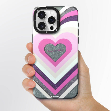 Apple iPhone 15 Pro Max Kılıf M-safe Şarj Özellikli Youngkit Star Dazzle Serisi Kapak