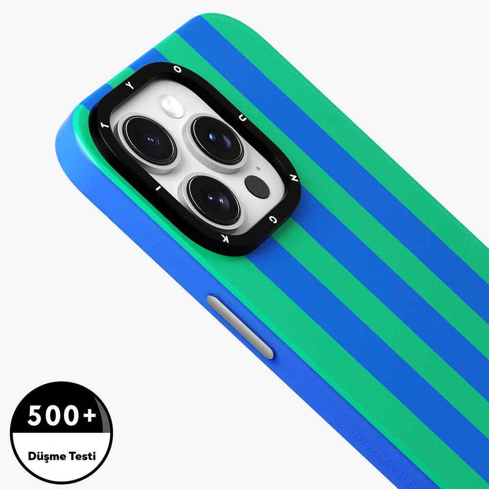 Apple iPhone 15 Pro Max Kılıf M-safe Şarj Özellikli Youngkit Striped Piano Keys Serisi Kapak