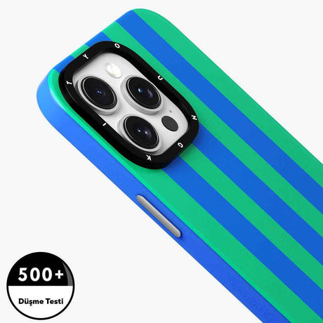 Apple iPhone 15 Pro Max Kılıf M-safe Şarj Özellikli Youngkit Striped Piano Keys Serisi Kapak