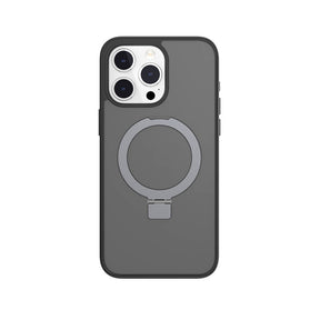 Apple iPhone 15 Pro Max Kılıf M-safe Şarj Özellikli Yüzük Standlı Lisanslı Switcheasy Magstand-M Kapak