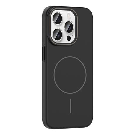 Apple iPhone 15 Pro Max Kılıf M-safe Şarj Özellikli Zore Ruby Sert Kapak