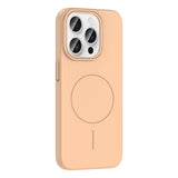 Apple iPhone 15 Pro Max Kılıf M-safe Şarj Özellikli Zore Ruby Sert Kapak