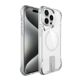 Apple iPhone 15 Pro Max Kılıf M-safe Şarj Özellikli Zore T-Max Standlı Kapak
