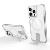 Apple iPhone 15 Pro Max Kılıf M-safe Şarj Özellikli Zore T-Max Standlı Kapak
